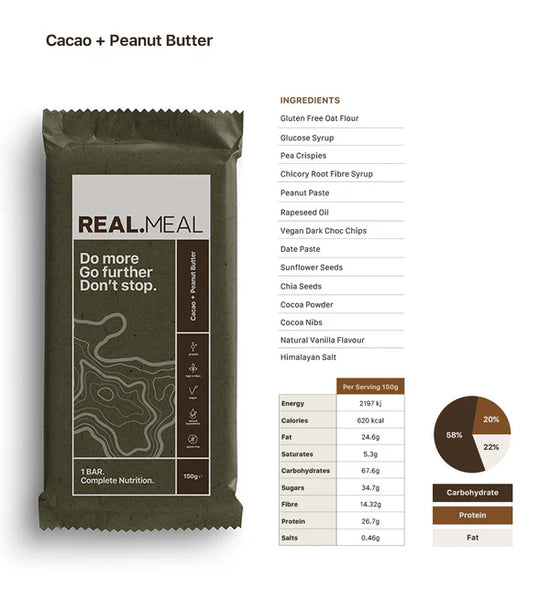 Cacao & Peanut Butter Meal Replacement Bar