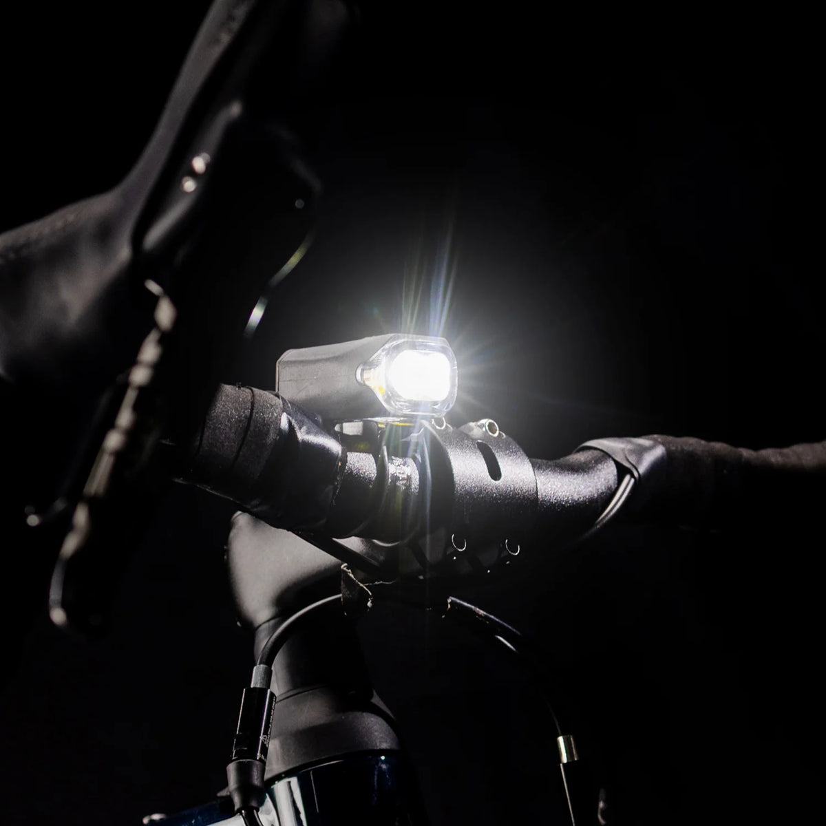 KTV Drive 300+ Front Bike Light - Black