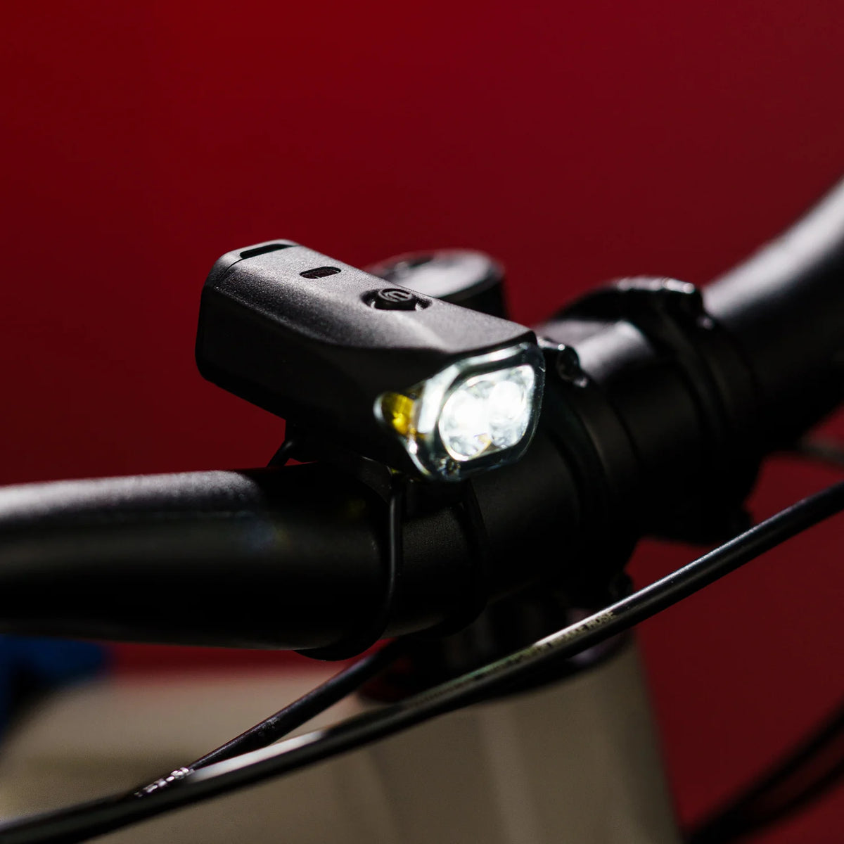 KTV Drive 300+ Front Bike Light - Black