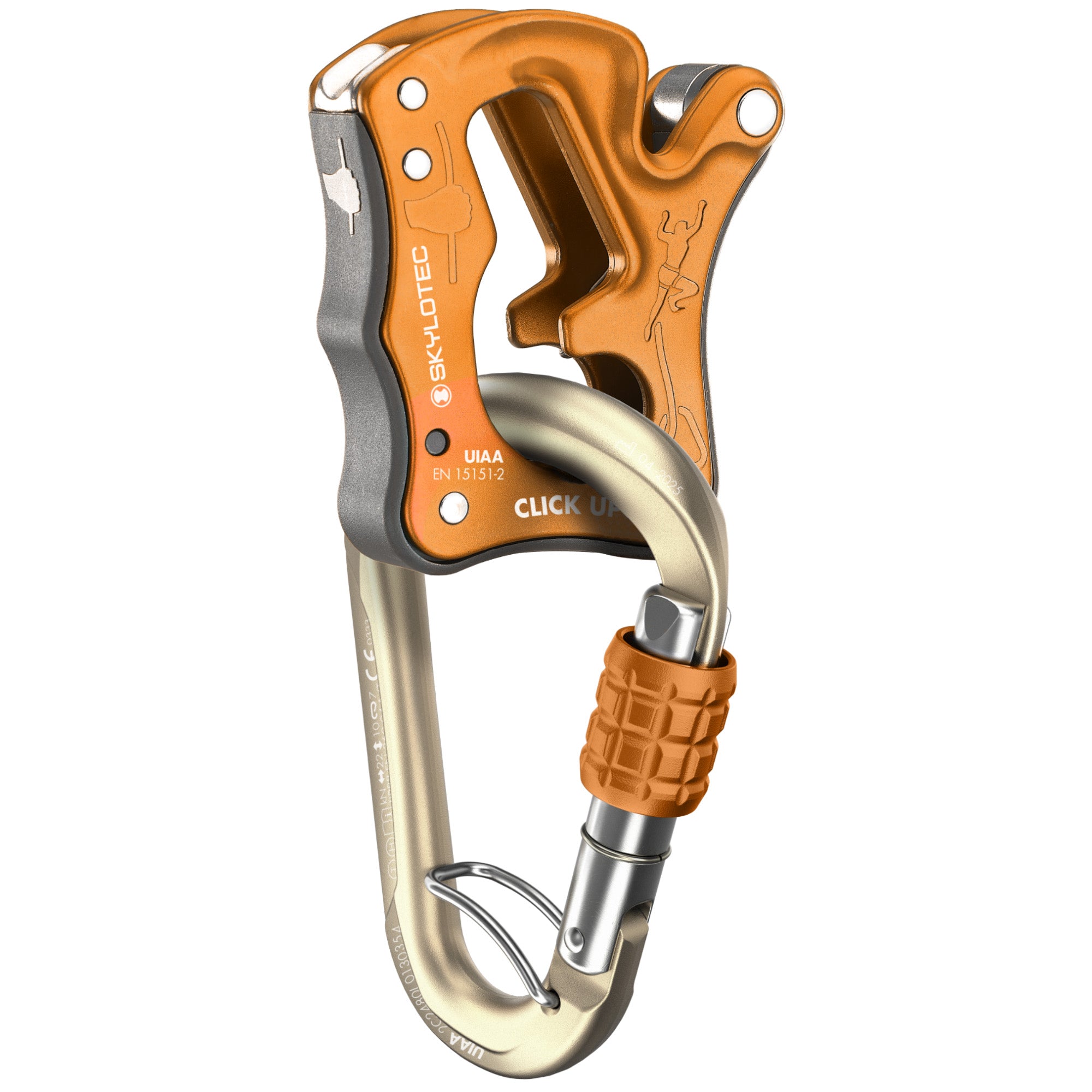 Click Up Belay Device - Orange