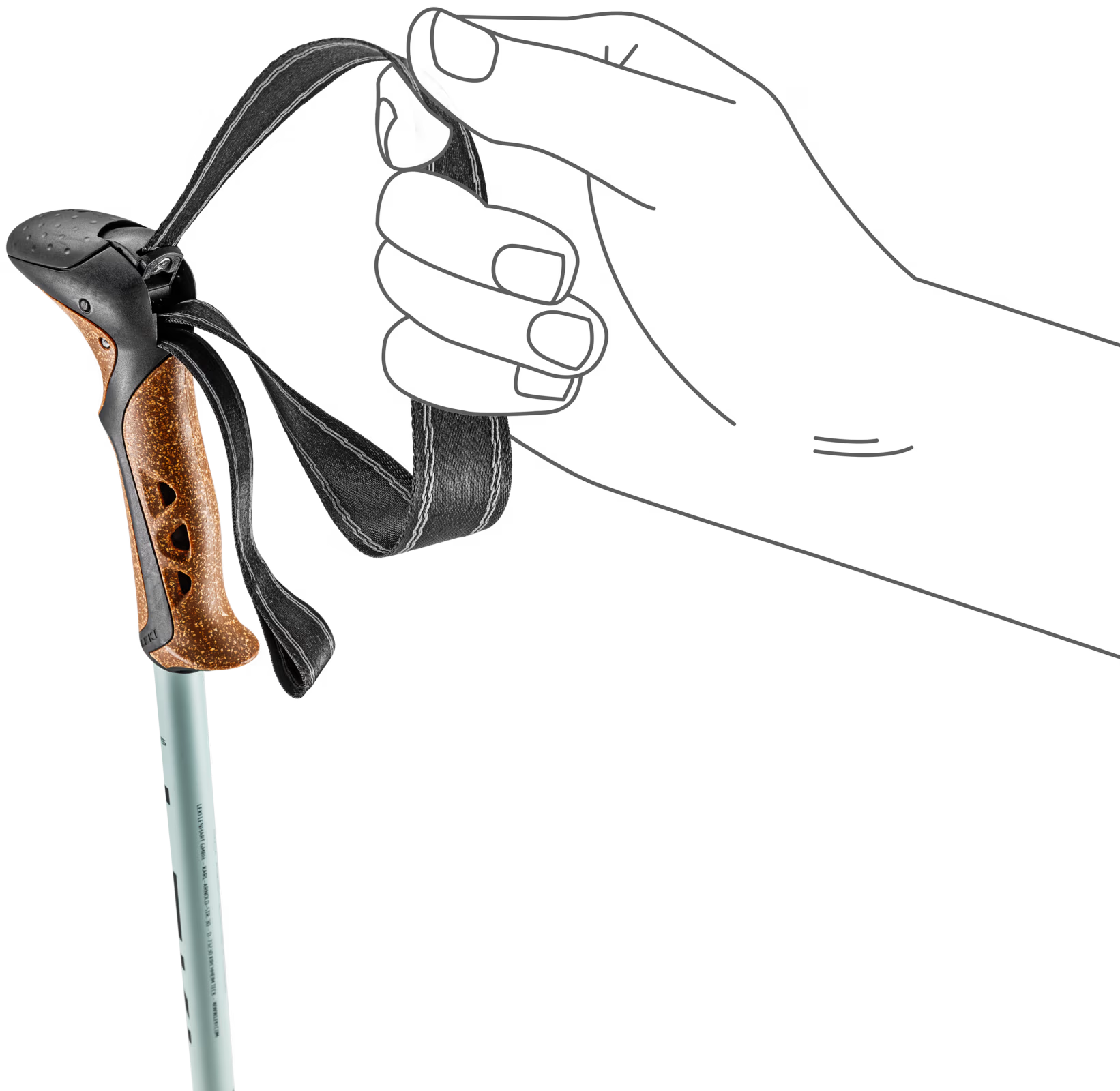 Khumbu Lite AS Walking Poles - Green