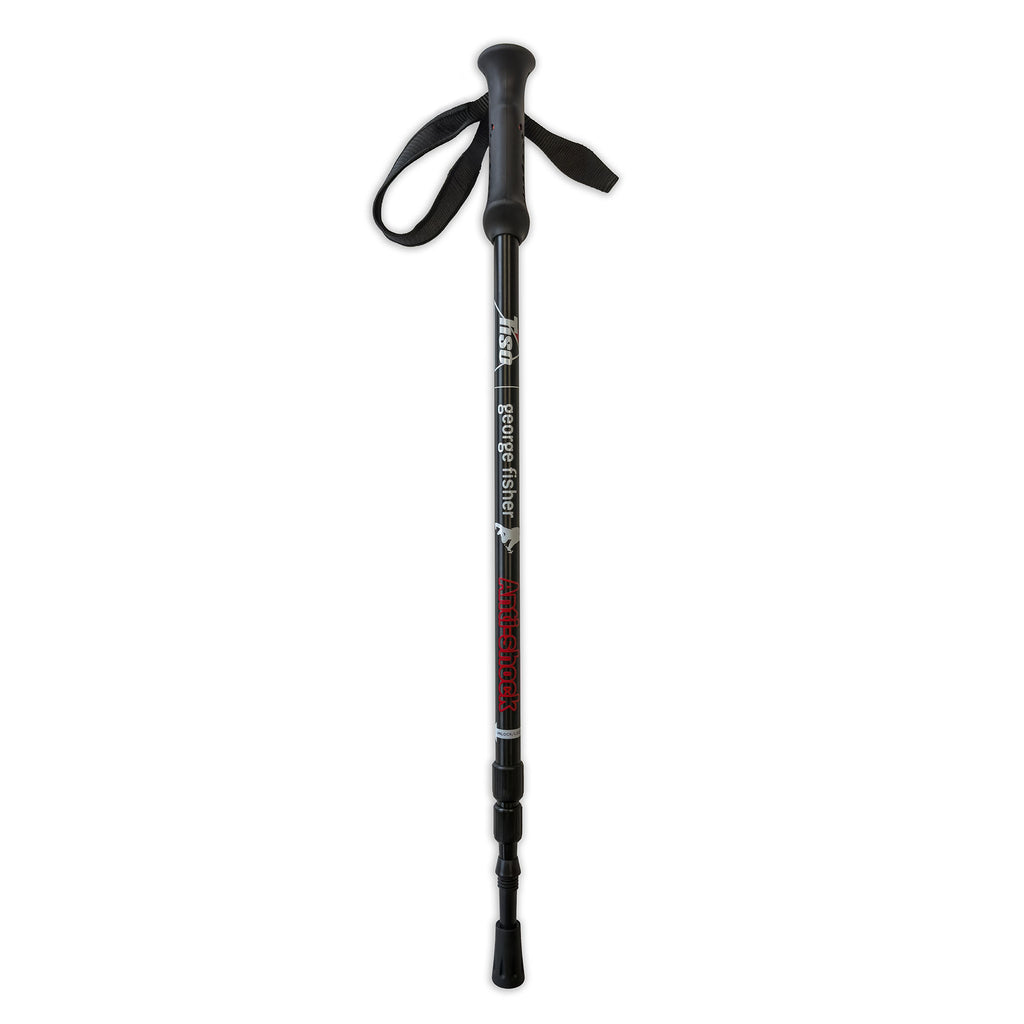 Anti-Shock Walking Pole - Black