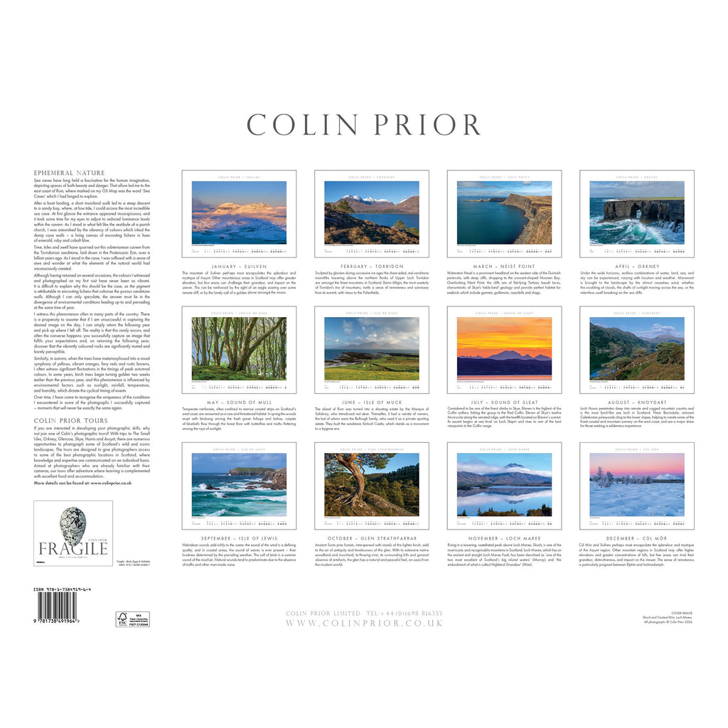 Scotland Wall 2026 Calendar