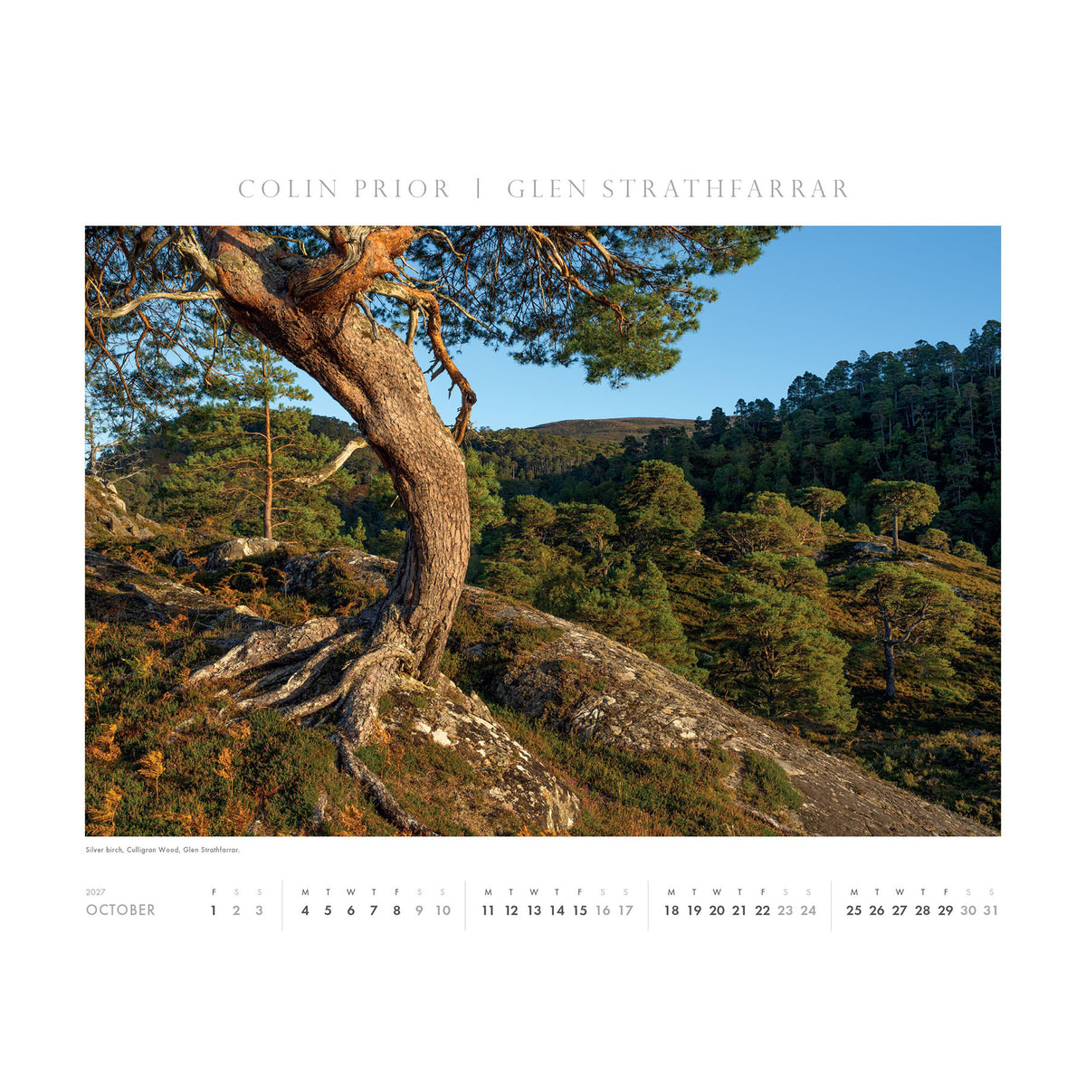 Scotland Wall 2026 Calendar