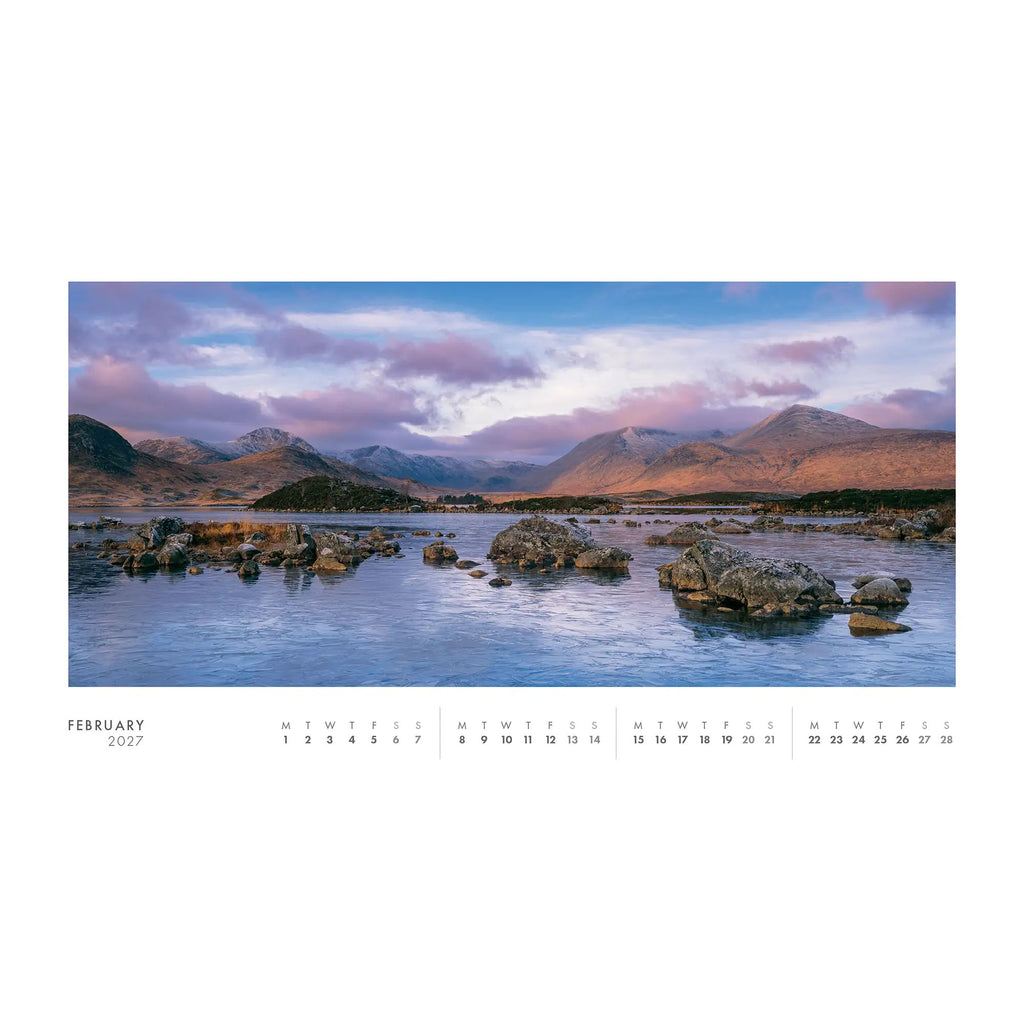Scotland Desk 2027 Calendar
