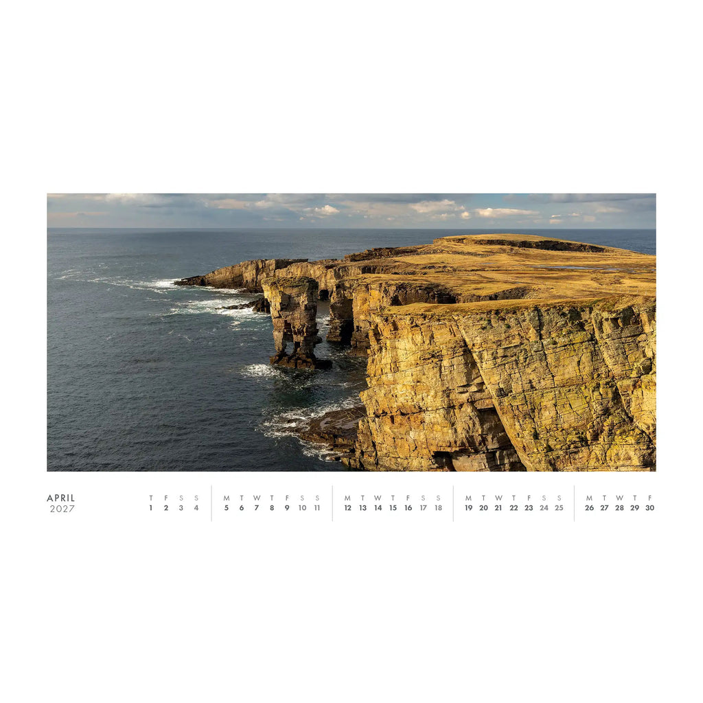 Scotland Desk 2027 Calendar