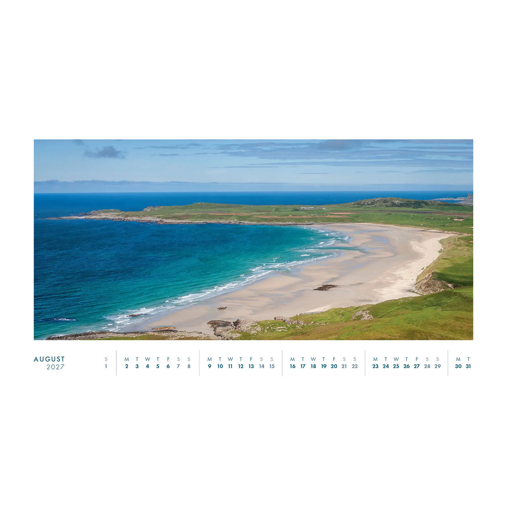 Scotland Desk 2027 Calendar