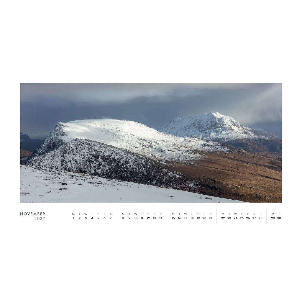 Scotland Desk 2027 Calendar