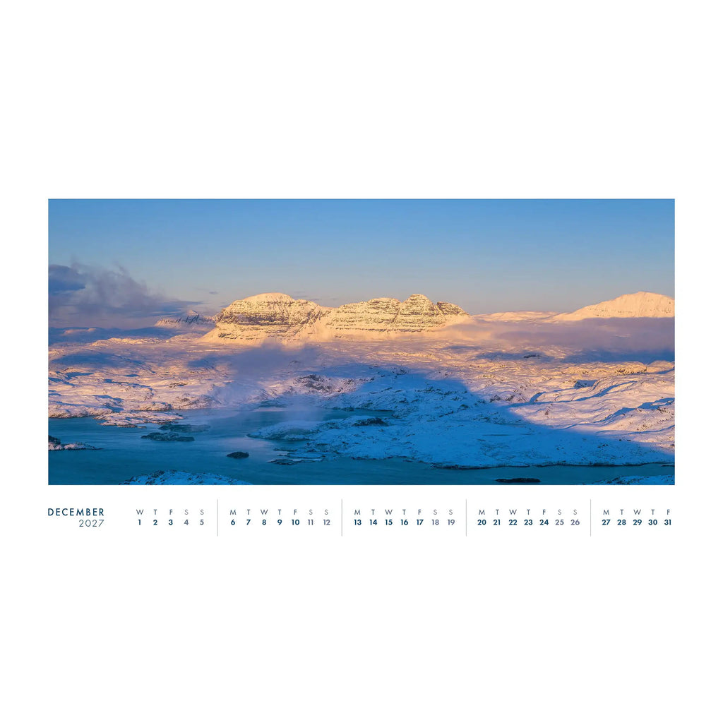 Scotland Desk 2027 Calendar