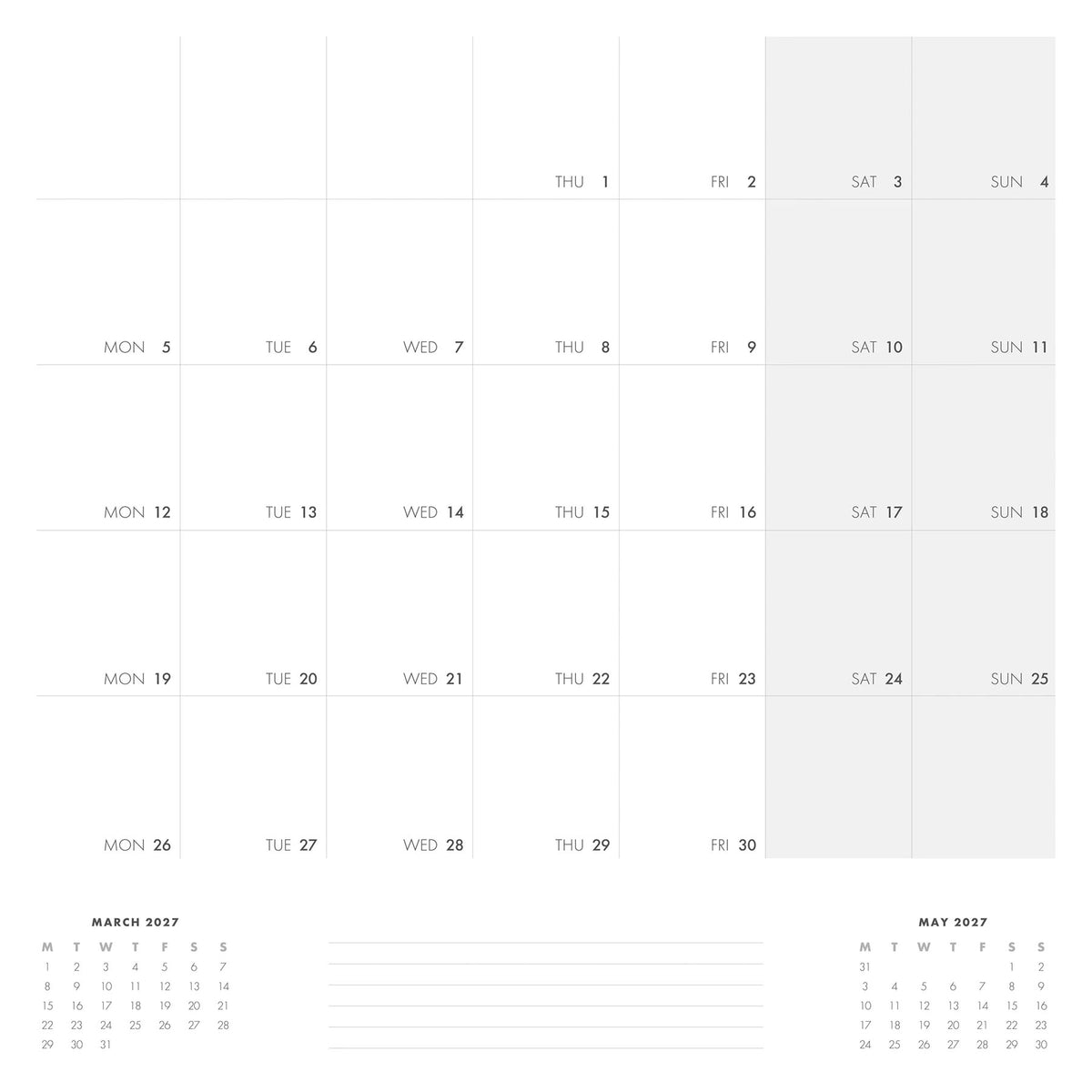 Scotland Wild Places 2027 Calendar