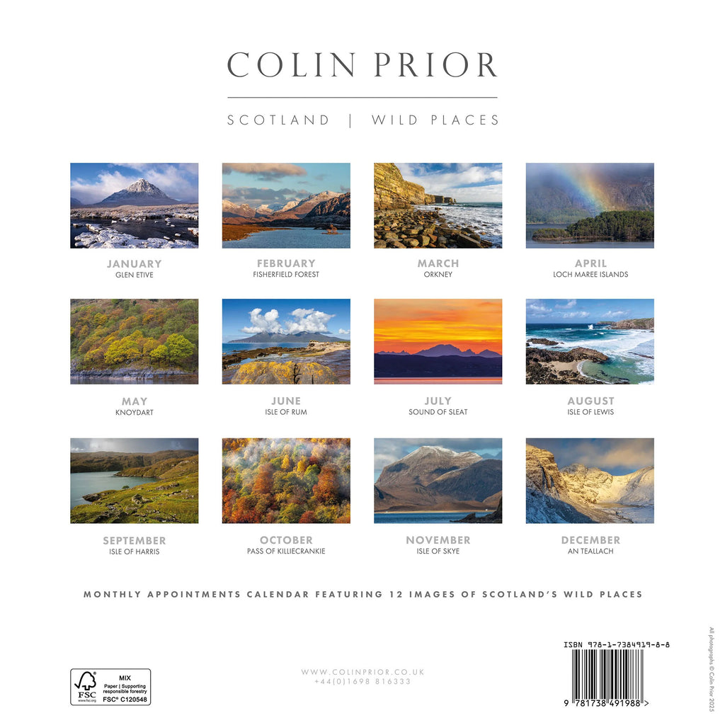 Scotland Wild Places 2027 Calendar