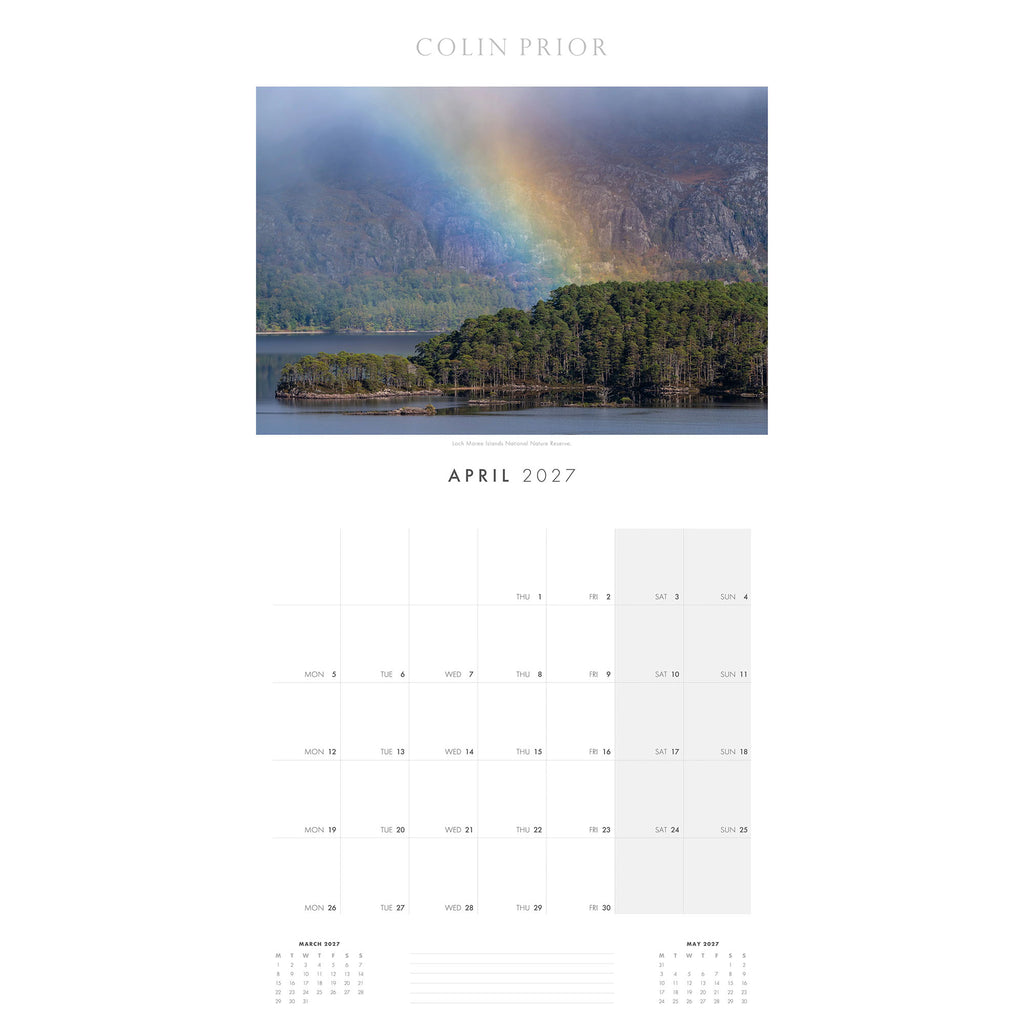 Scotland Wild Places 2027 Calendar