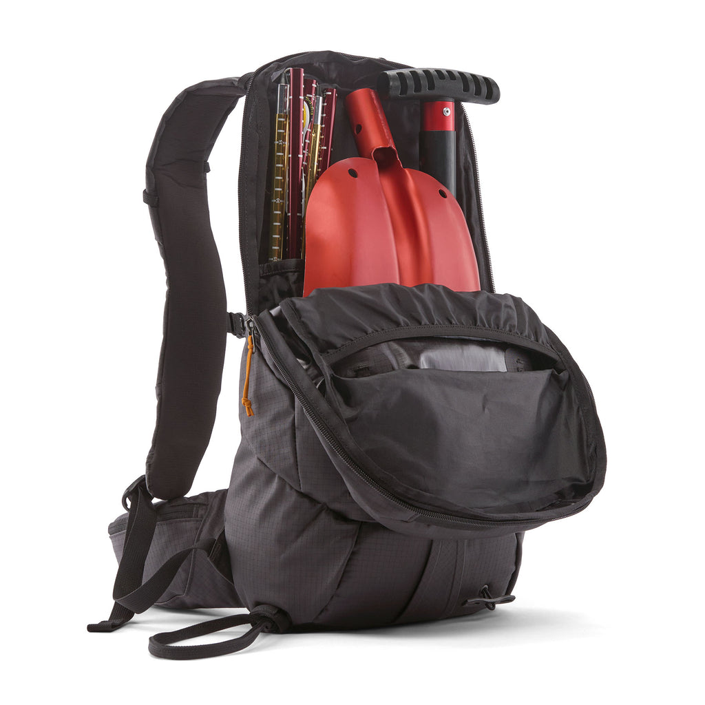 SnowDrifter 20L Ski Backpack - Black / Orange