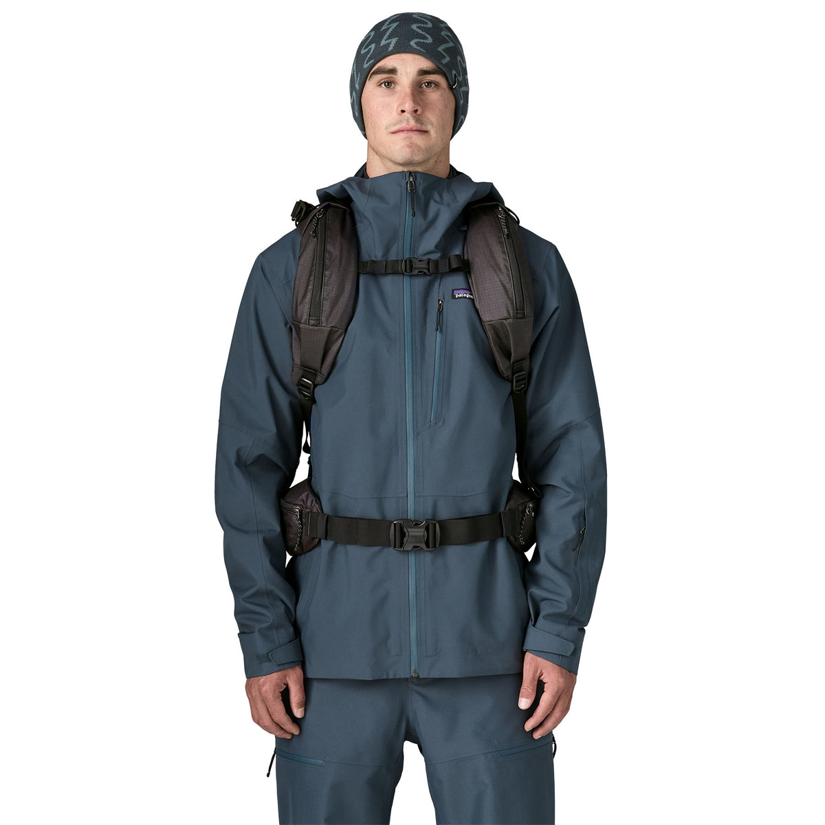 SnowDrifter 20L Ski Backpack - Black / Orange