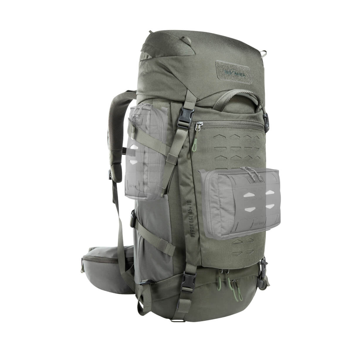 Pyrox 45+10L Bushcraft Backpack - Green