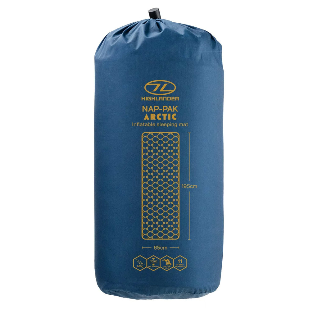 Nap-Pak Arctic R11 Inflatable Sleeping Mat - Blue