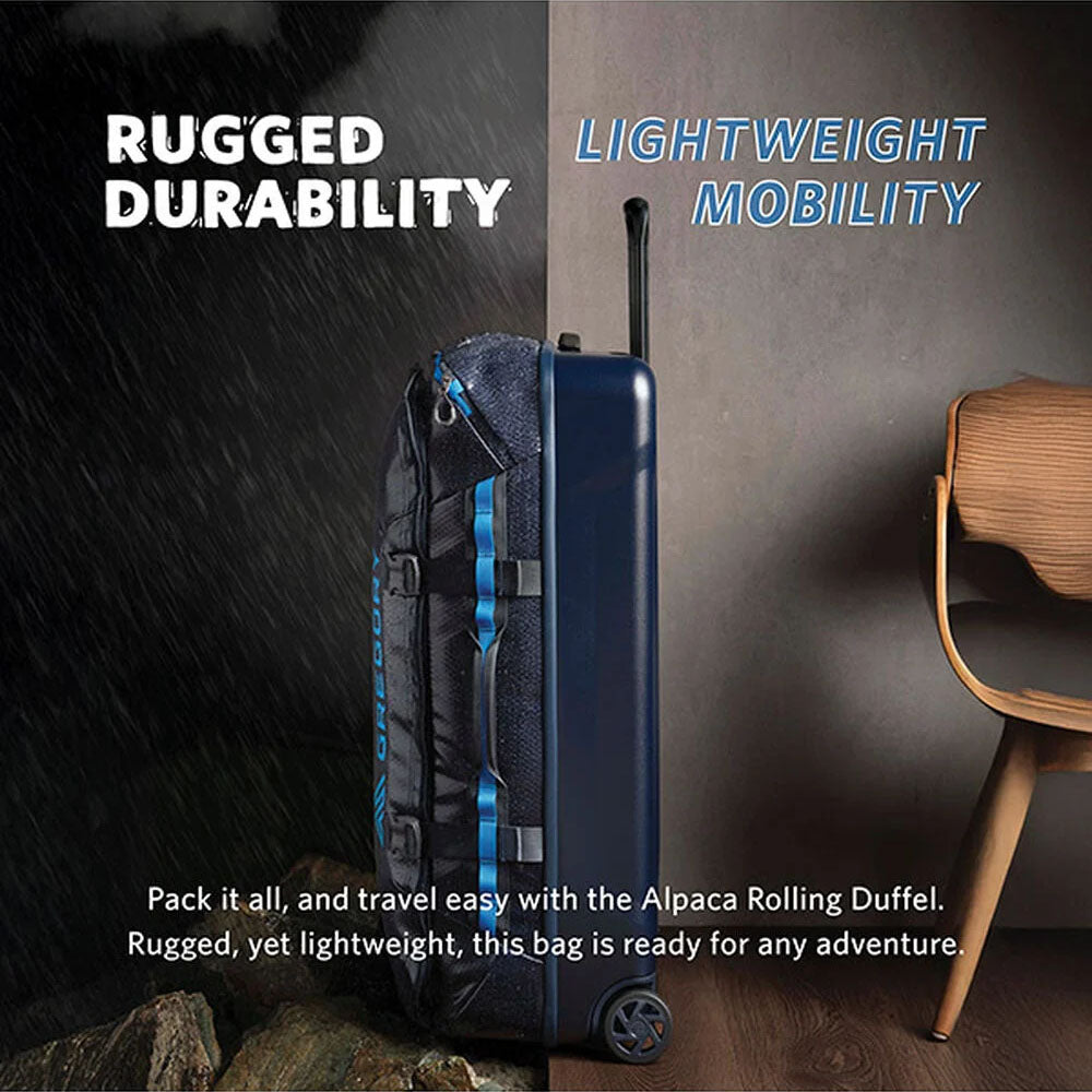 Alpaca Wheeled Duffle 100L - Blue