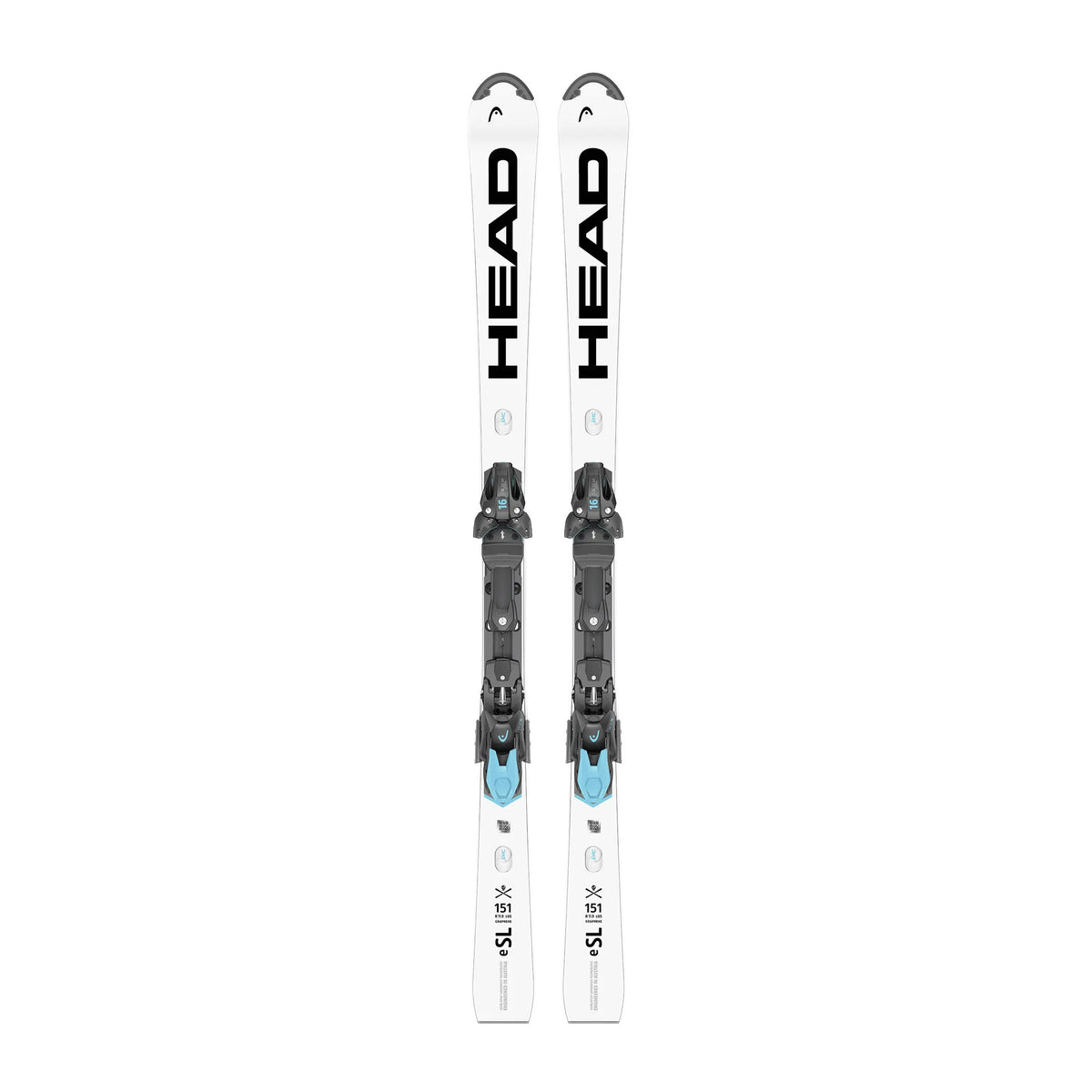 Unisex WCR e-SL Rebel Skis + Freeflex ST 16 Bindings - White