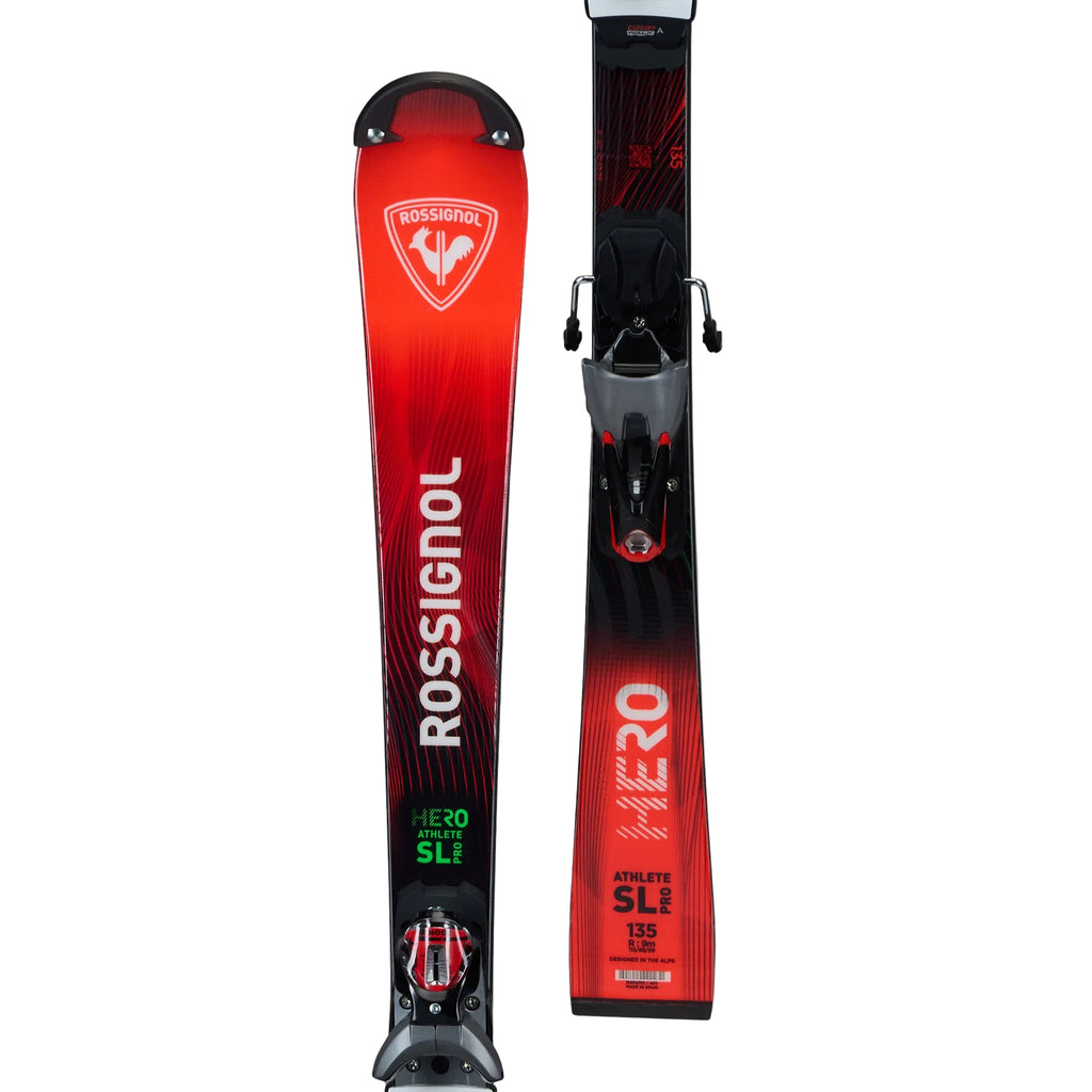 Kids' Hero Athlete SL Pro Ski + SPX11 Bindings - Red