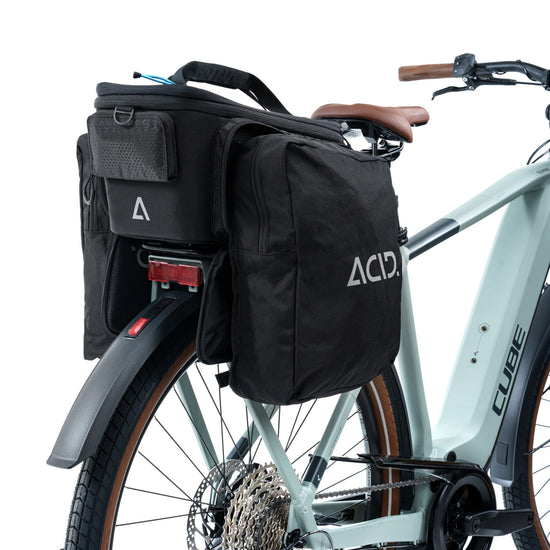 Pannier Trunk Bag CITY 8+16L RILink - Black