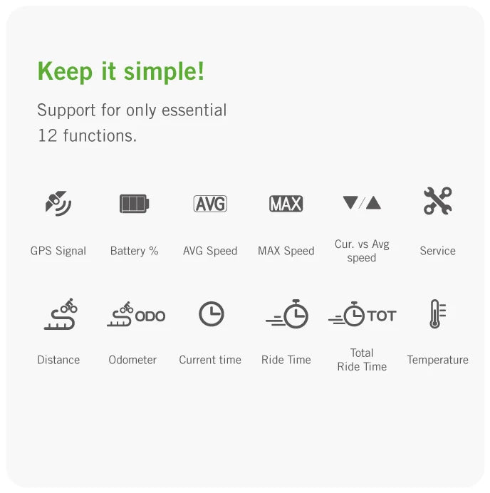 Rider E10 GPS Bike Computer