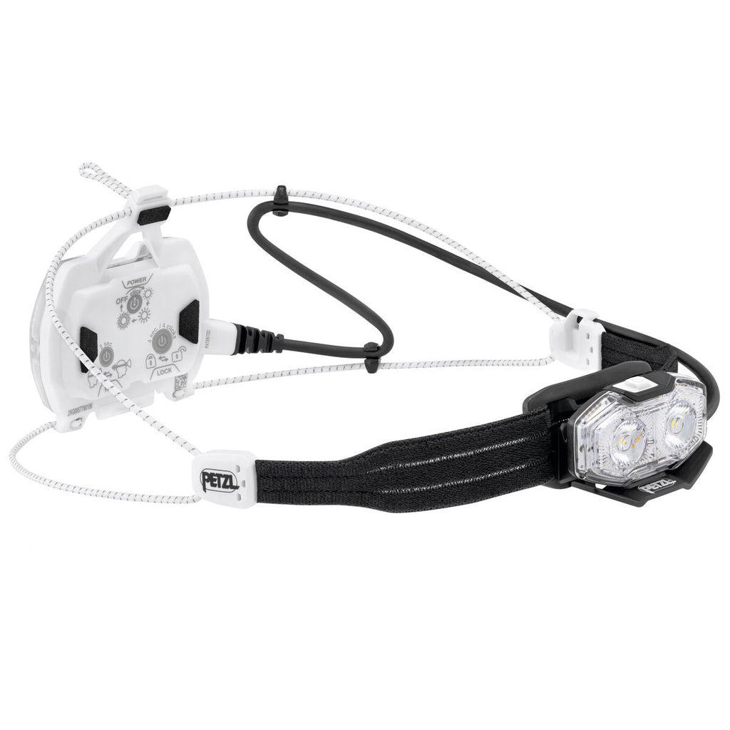 NAO® LT Rechargeable Headtorch - Black / White