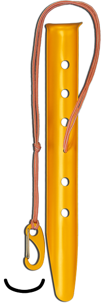 Snow and Sand Tent Pegs - 6 Pack