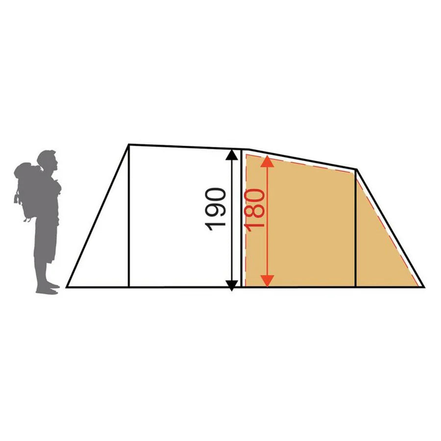 Sendero 4 4-Person Tent - Green