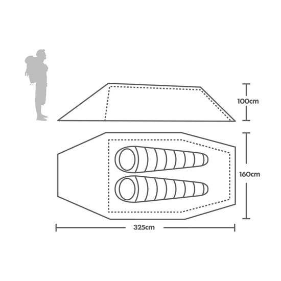 Jackal II 2-Person Tent - Olive