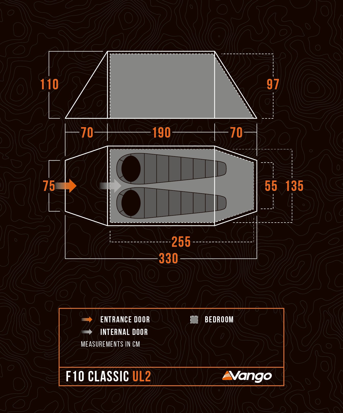 Vango Force Ten Classic UL2 Tent - Orange | Tiso