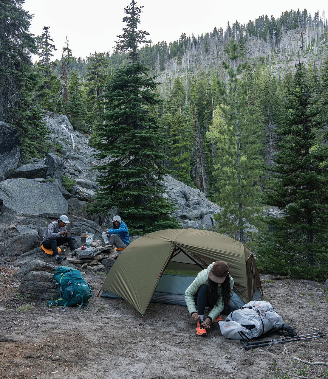 Hubba Hubba™ LT 1-Person Backpacking Tent - Green