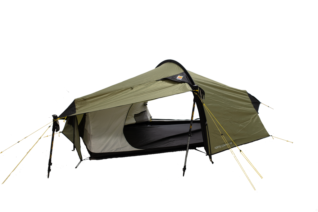 Norte Compact 2 Tent - Green
