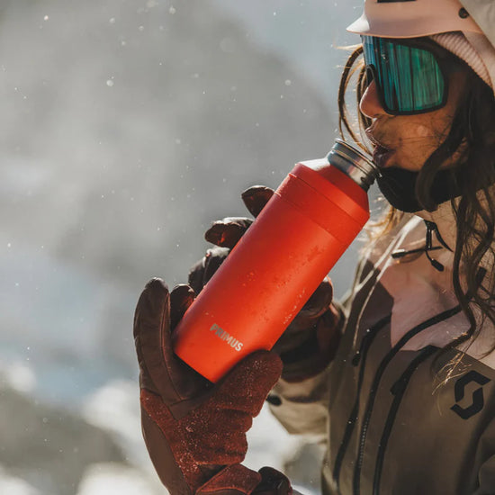 Tufa Narrow Insulated Bottle 0.6L - Red