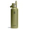 21oz Standard Mouth Flex Straw Water Bottle - Green