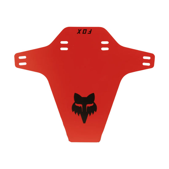 MTB Front Mudguard - Red / Black