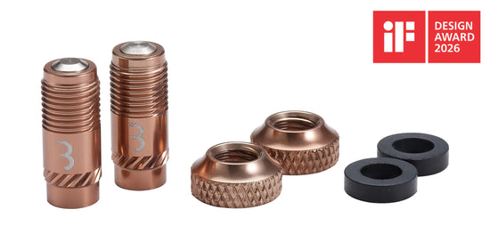 CoreCaps Valve Caps - 2 Pieces - Copper