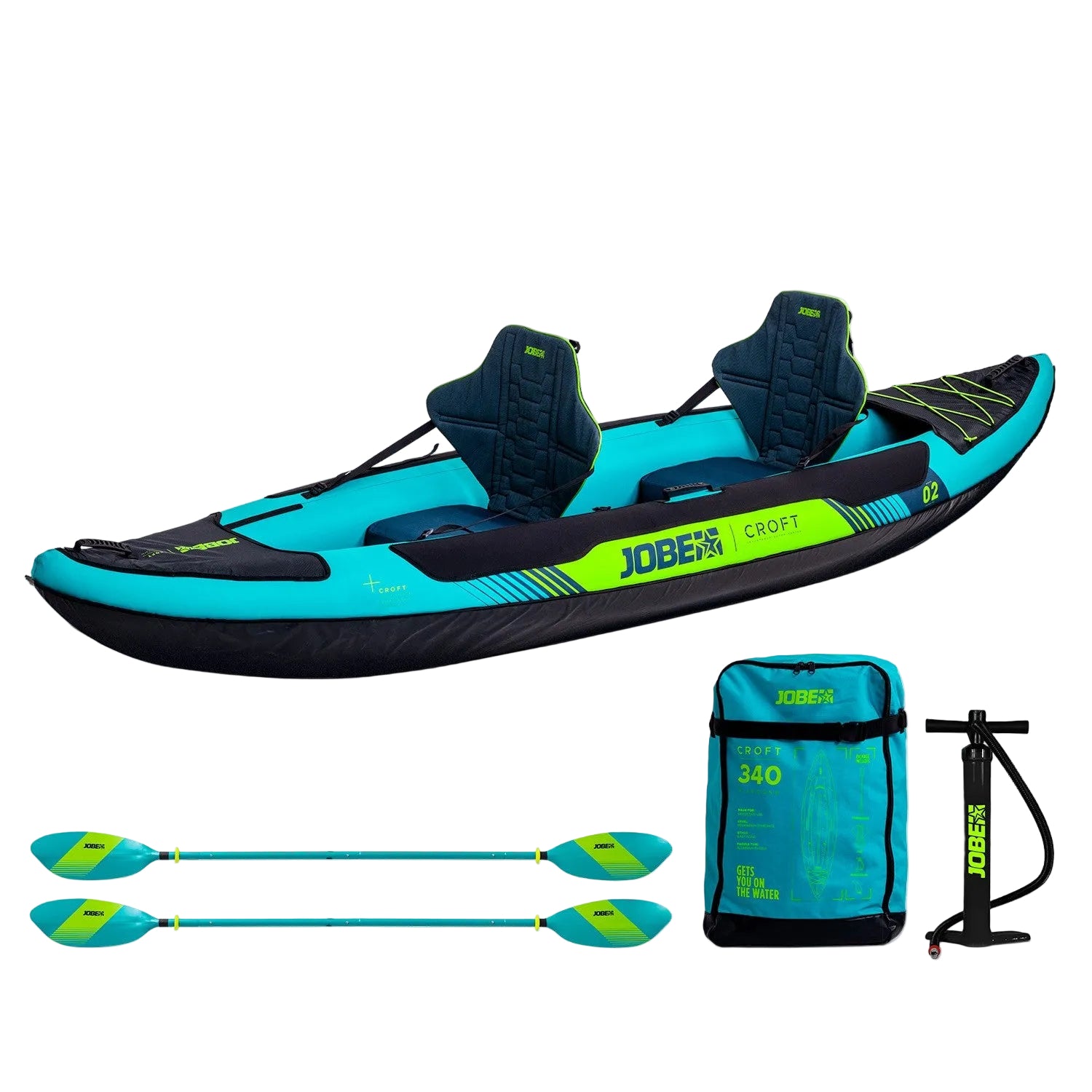 Croft 340 Inflatable Kayak - Blue