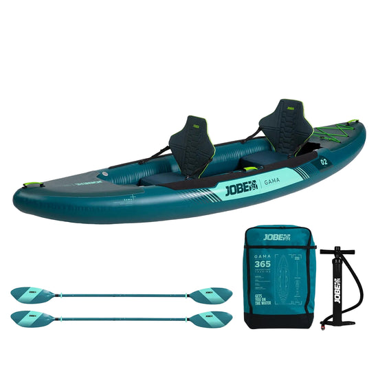 Gama Inflatable Kayak Package - Green