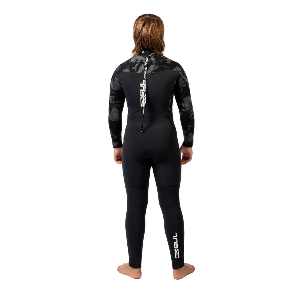 Kids' Flexor 5/4/3 Yulex Steamer Wetsuit - Black