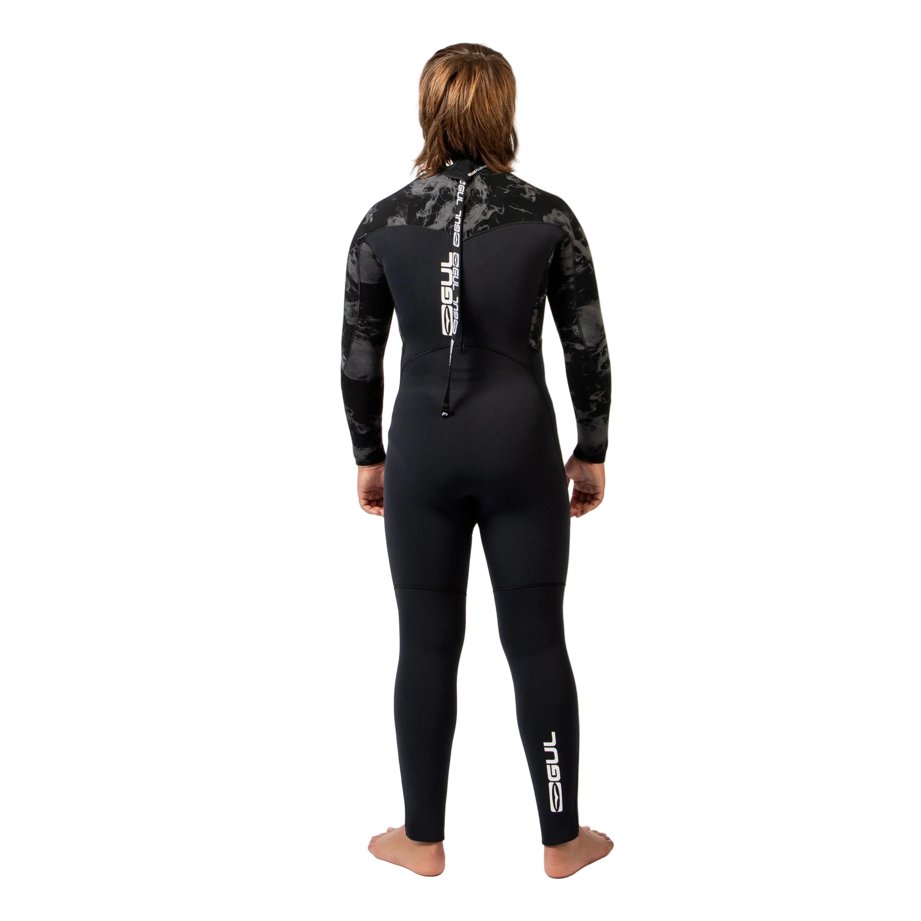 Kids' Flexor 5/4/3 Yulex Steamer Wetsuit - Black