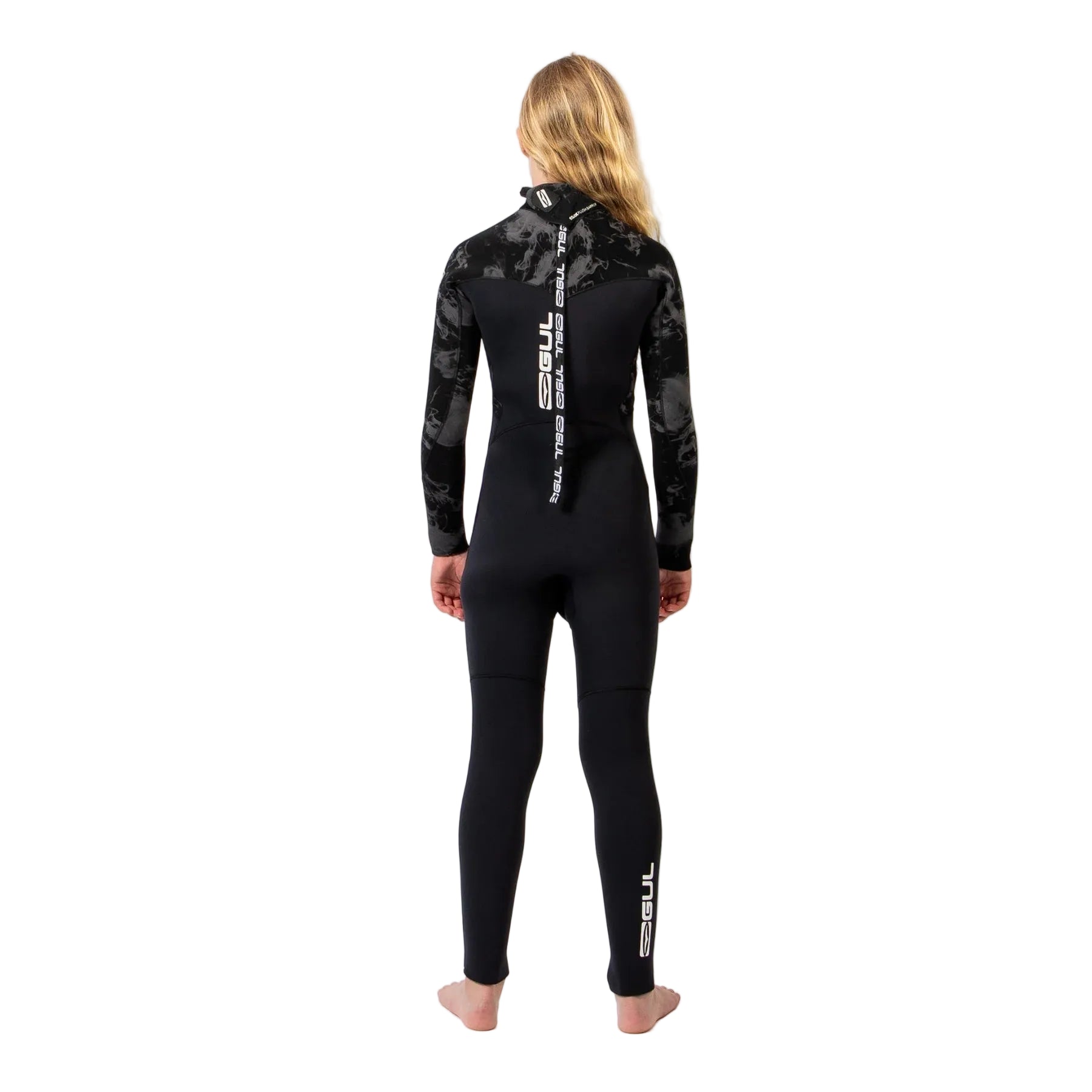 Kids' Flexor 5/4/3 Yulex Steamer Wetsuit - Black