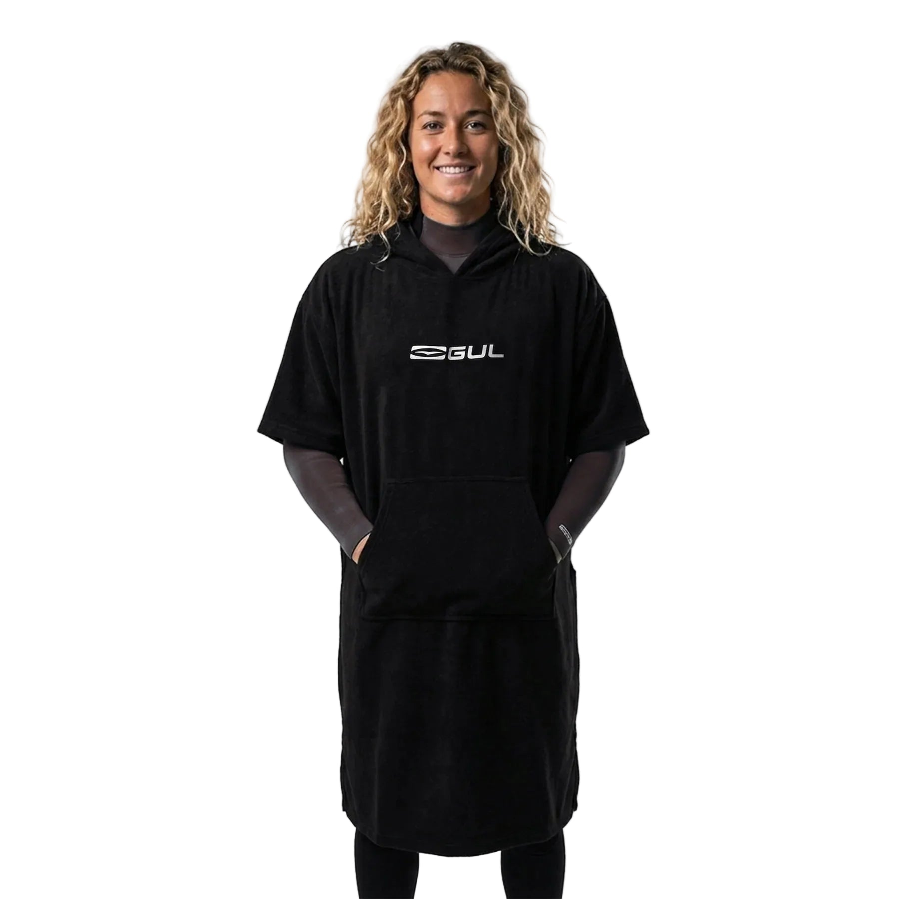 Unisex Tech Changing Poncho - Black