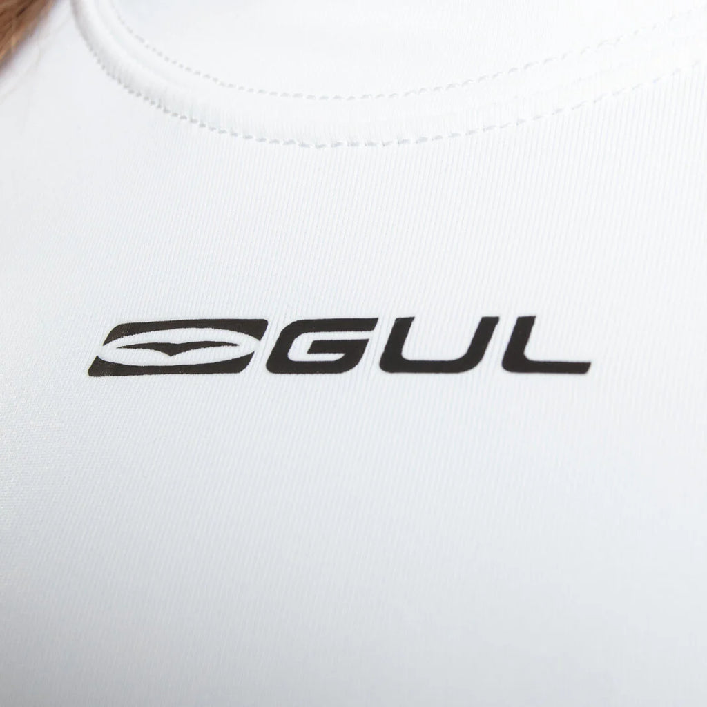 Kids' UV Protection Long Sleeve Rashvest - White