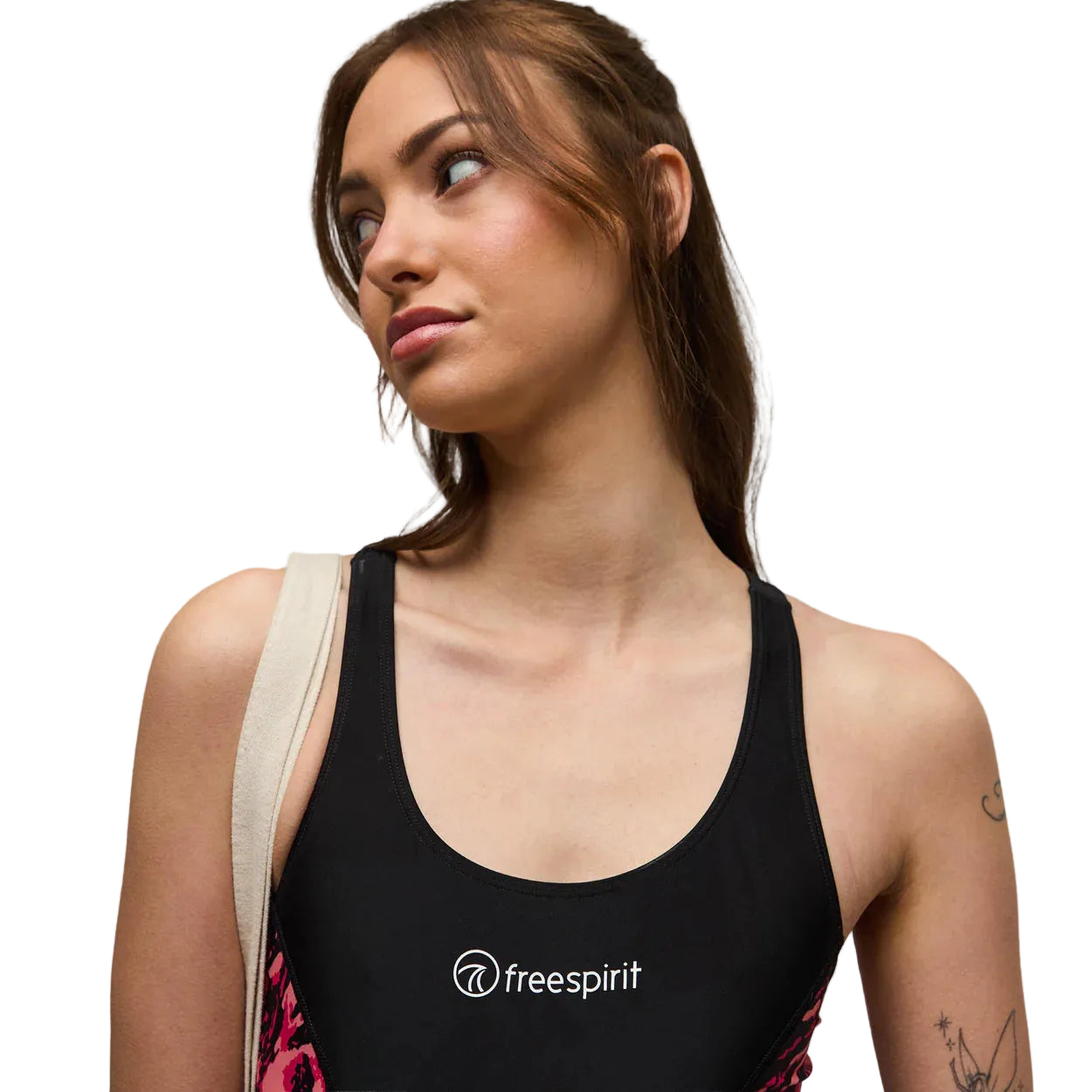 Women’s Swimming Suit - Black / Pink