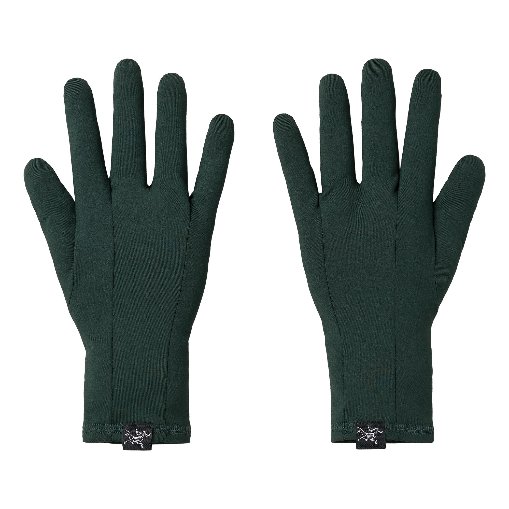 Unisex Rho Liner Gloves - Dark Jade