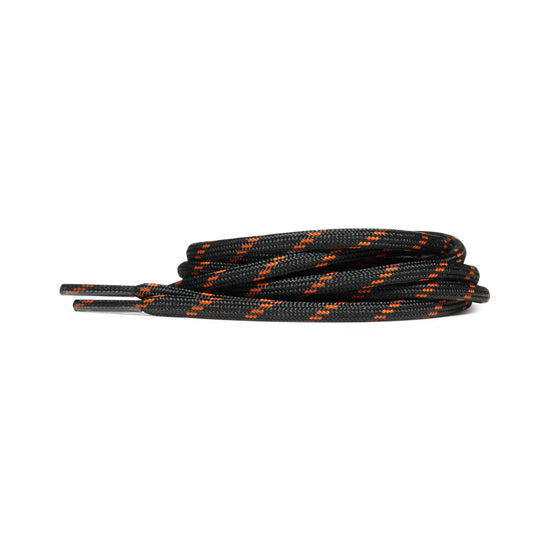 Mountain Boot Laces - Black/Orange