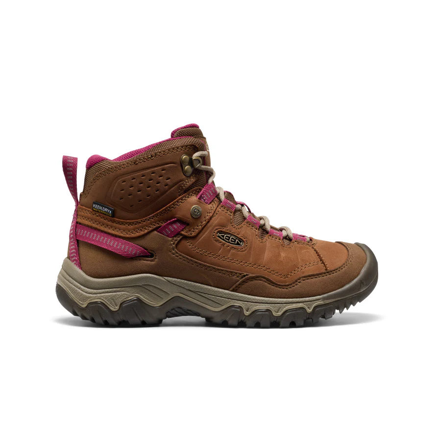 Women's Targhee IV Waterproof Hiking Boots - Brown / Pink