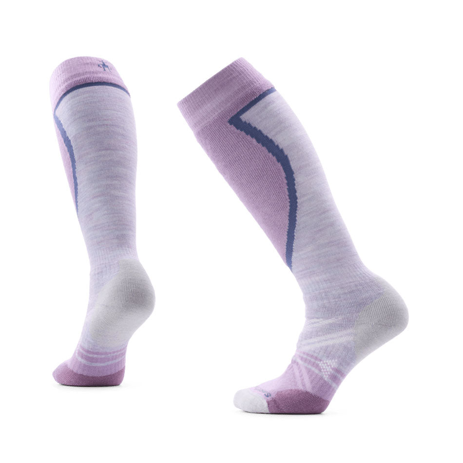 Women's Ski Full Cushion Socks - Pink