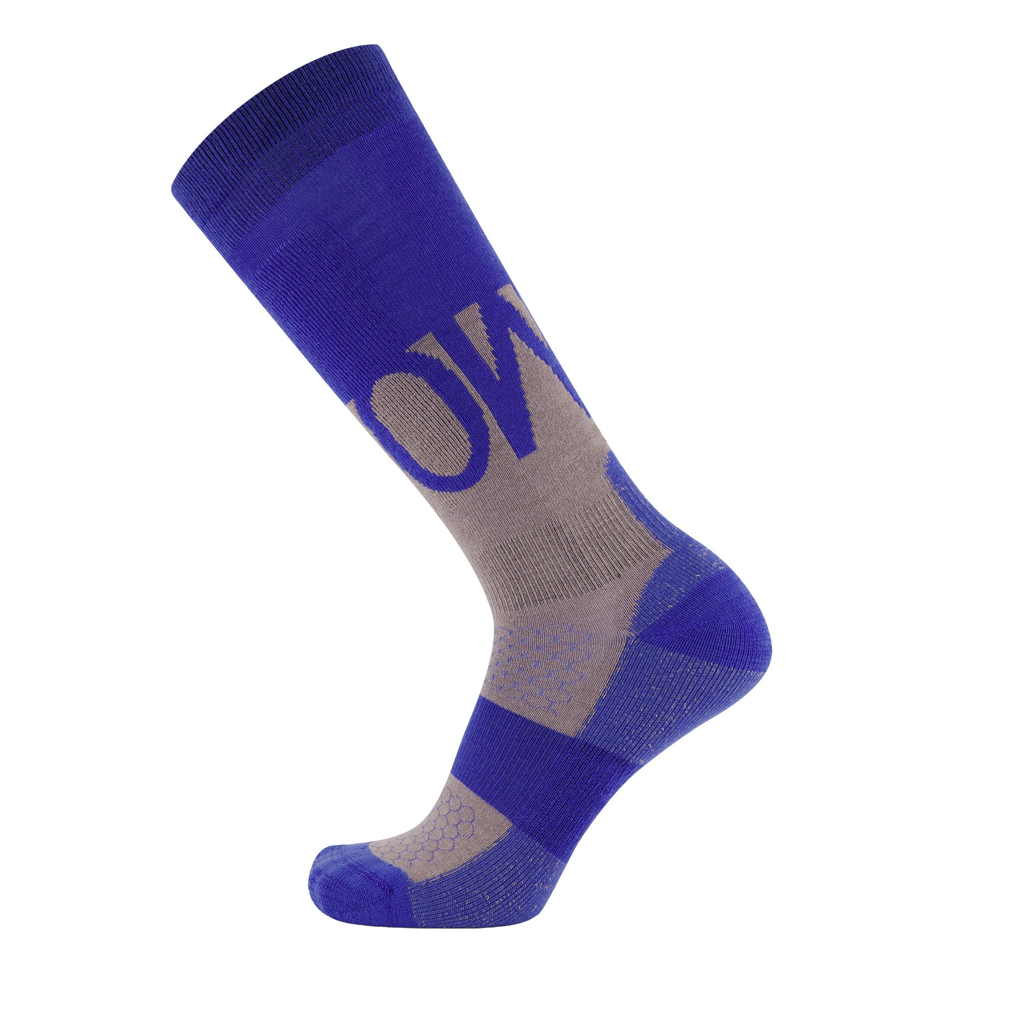 Unisex Ultra Cushion Merino Snow Sock - Blue
