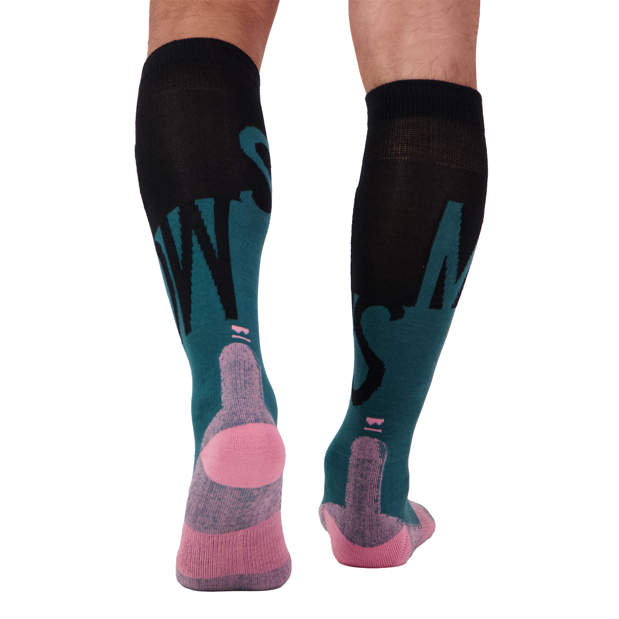 Unisex Ultra Cushion Merino Snow Sock - Green